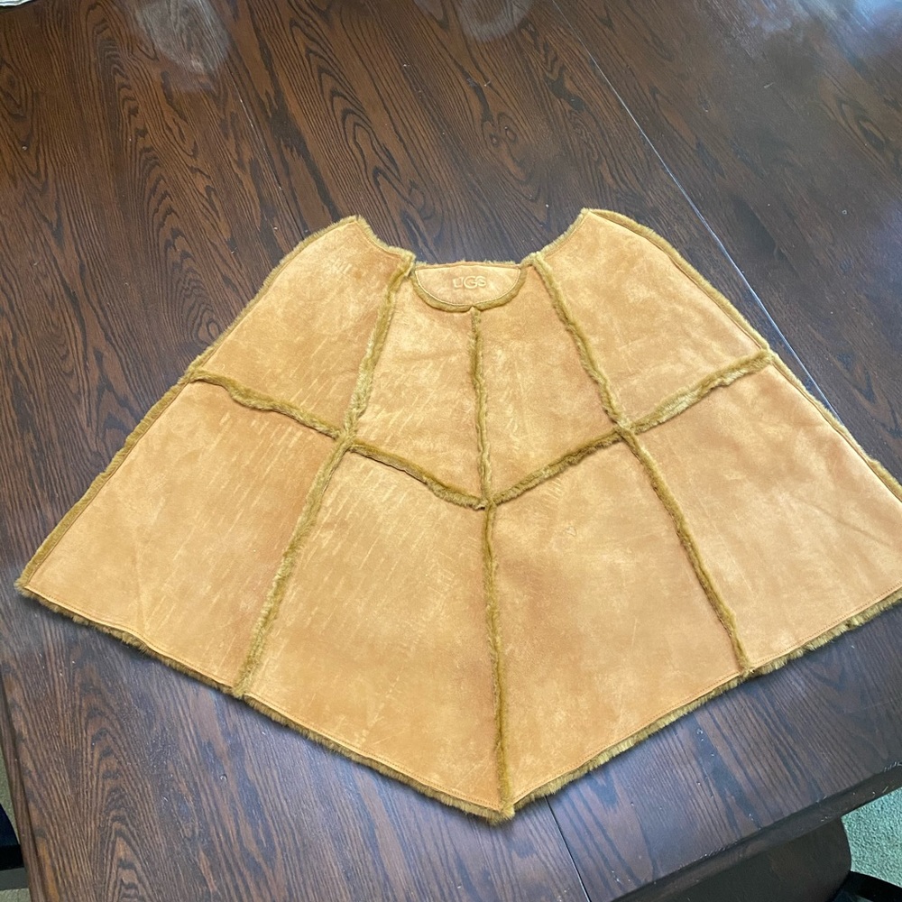UGG sheepskin poncho